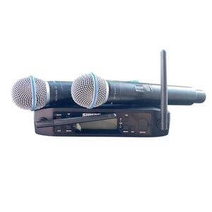 Shure Glxd4-2 Channel -2 Microphones Beta58. Digital Wireless Receiver Automatic